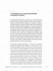 Research paper thumbnail of La epistemología en la educación superior: ¿fundamento o debate? (Editorial Revista Biociencias, Vol. 11, No. 2, julio - diciembre 2016)