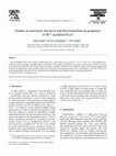 Research paper thumbnail of Studies on structural, electrical and electromechanical properties of Sb3+-modified PLZT