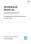 Research paper thumbnail of Part 1 SEWERAGE MANUAL Key Planning Issues and Gravity Collection System