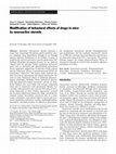 Research paper thumbnail of Modification of behavioral effects of drugs in mice by neuroactive steroids