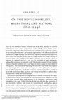 Research paper thumbnail of On the Move: Mobility, Migration, and the Nation, 1880-1948, in: Helmut Walser Smith (ed.), The Oxford Handbook of Modern German History (Oxford University Press) 2011 (with Philipp Ther).