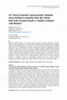 Research paper thumbnail of 18. Yüzyıl Osmanlı Coğrafyasında Tütünün Sosyo-Kültürel Zeminine Dair Bir Metin:  Ebū Sehl Nu'mān Efendi ve Taḥlīlu’d-Duḫān  Adlı Risâlesi (A Text on the Socio-Culturel Ground of Tobacco in the 18th Century Ottoman Geography: Abū Sahl Nu'mān Efendi and His Epistle Taḥlīl al-Duḫān)