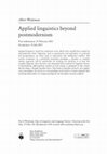 Research paper thumbnail of [2013] Applied linguistics beyond postmodernism