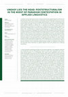 Research paper thumbnail of [2015] Uneasy lies the head: Poststructuralism in the midst of paradigm contestation in applied linguistics