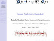 Research paper thumbnail of Sensor Analytics in Basketball - MathSport International Conference Slides