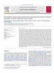 Research paper thumbnail of Strong effects of home-based voluntary HIV counselling and testing on acceptance and equity: A cluster randomised trial in Zambia