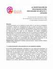 Research paper thumbnail of La investigación en educomunicación: Indicadores de impacto y difusión