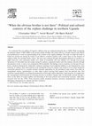 Research paper thumbnail of “When the obvious brother is not there”: Political and cultural contexts of the orphan challenge in northern Uganda