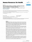 Research paper thumbnail of HIV and infant feeding counselling: challenges faced by nurse-counsellors in northern Tanzania