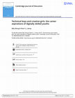 Research paper thumbnail of Technical boys and creative girls: the career aspirations of digitally skilled youths