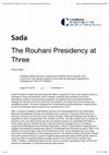 Research paper thumbnail of The Rouhani Presidency at Three