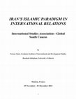 Research paper thumbnail of Iran's Islamic Paradigm In International Relations