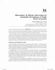 Research paper thumbnail of Afforestation: An Effective Intervention for Sustainable Development of Fragile Desert Ecosystem