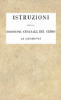 Research paper thumbnail of Istruzioni della Direzione centrale del censo ai geometri. 1811