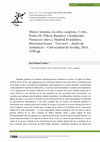 Research paper thumbnail of Mateo Alemán, La obra completa, 3 vols., Pedro M. Piñero Ramírez y Katharina Niemeyer (dirs.), Madrid-Frankfurt, Iberoamericana – Vervuert – Junta de Andalucía – Universidad de Sevilla, 2014, 2358 pp