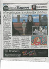 Research paper thumbnail of Studio Ghibli In My View Evening News article 04/05/16