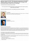 Research paper thumbnail of Presentation of the Gazprom Monitor at the Brussels Energy Club - Information (January 2017)