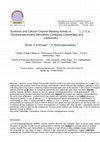 Research paper thumbnail of Synthesis and Calcium Blocking activity 1.2..3.4- Tetrahydropyrimidine derivates contianing Carbomates and Carbamides(Indexed in scopus)