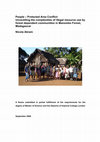 Research paper thumbnail of People-Protected Areas Conflict: Unraveling the complexities of natural resource use by forest dependent communities in Madagascar