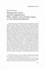 Research paper thumbnail of “Phinehas the Zealot and the Cappadocians: Philo, Origen, and a Family Legacy of Anti-Eunomian Rhetoric,” Annali di Storia dell’Esegesi 34 (2017), 107-123.