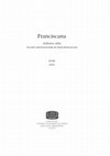 Research paper thumbnail of Sermoni "Iuxta Scripture veritatem" del maestro francescano Antonio "de Yspania", in Franciscana 18 (2016) 67-127