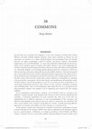 Research paper thumbnail of Commons (Routledge Handbook of Ecological Economics)