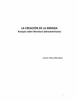 Research paper thumbnail of La creación de la mirada