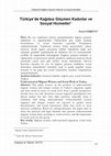 Research paper thumbnail of Türkiye’de Kağıtsız Göçmen Kadınlar ve Sosyal Hizmetler