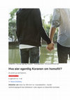 Research paper thumbnail of Hva sier egentlig Koranen om homofili?