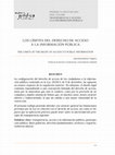 Research paper thumbnail of LOS LÍMITES DEL DERECHO DE ACCESO A LA INFORMACIÓN PÚBLICA THE LIMITS OF THE RIGHT OF ACCESS TO PUBLIC INFORMATION TRANSPARENCIA Y ACCESO A LA INFORMACIÓN PÚBLICA