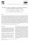 Research paper thumbnail of The effects of silver on intestinal ion and acid-base regulation in the marine teleost fish, Parophrys Detulus