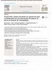 Research paper thumbnail of Projecte RIU: cambios percibidos por agentes de salud y profesionales tras una intervención en salud en un barrio en situación de vulnerabilidad