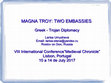 Research paper thumbnail of MAGNA TROY: TWO EMBASSIES