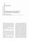 Research paper thumbnail of Paul-Hans Stemmermann (1909-1977) et les dérives de la "germanomanie"