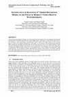 Research paper thumbnail of SIGNIFICANCE OF RATIONAL 6 TH ORDER DISTORTION MODEL IN THE FIELD OF MOBILE'S VIDEO DIGITAL WATERMARKING