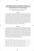 Research paper thumbnail of La densidad mineral ósea y la variabilidad ontogénica en guanaco (Lama guanicoe). Implicancias para la construcción de marcos de referencia en zooarqueología