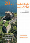 Research paper thumbnail of Dossier de présentation - colloque 20 ans d'archéologie en Corse