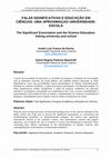 Research paper thumbnail of 2017_FALAS SIGNIFICATIVAS E EDUCAÇÃO EM CIÊNCIAS: UMA APROXIMAÇAO UNIVERSIDADE- ESCOLA The Significant Enunciation and the Science Education: linking university and school