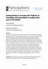 Research paper thumbnail of Linking fantasy to everyday life: Patterns of orientation and connections to reality in the case of The Hobbit