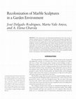 Research paper thumbnail of Recolonization of marble sculptures in a garden environment