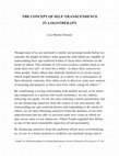 Research paper thumbnail of THE CONCEPT OF SELF-TRANSCENDENCE IN LOGOTHERAPY