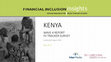 Research paper thumbnail of Financial Inclusion Insights, Tracker Survey, Wave 4, Kenya, 2016