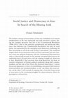 Research paper thumbnail of Social Justice and Democracy in Iran: In Search of the Missing Link