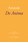 Research paper thumbnail of Aristotle: De AnimaTranslated With Introduction and Notes By C. D. C. Reeve