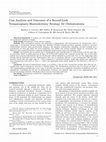 Research paper thumbnail of Cost Analysis and Outcomes of a Second-Look Tympanoplasty-Mastoidectomy Strategy for Cholesteatoma