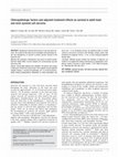 Research paper thumbnail of Clinicopathologic factors and adjuvant treatment effects on survival in adult head and neck synovial cell sarcoma