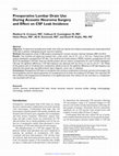 Research paper thumbnail of Preoperative Lumbar Drain Use During Acoustic Neuroma Surgery and Effect on CSF Leak Incidence