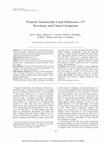 Research paper thumbnail of Posterior Semicircular Canal Dehiscence: CT Prevalence and Clinical Symptoms