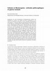 Research paper thumbnail of Voltaire et Montesquieu : attitudes philosophiques et genres textuels