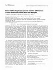 Research paper thumbnail of Rare mtDNA haplogroups and genetic differences in rich and poor Danish Iron-Age villages